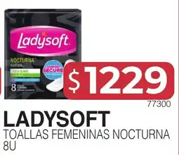 Masivos Ladysoft toallas femeninas nocturna oferta