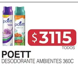 Masivos Poett desodorante ambientes 360c oferta