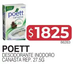 Masivos Poett desodorante inodoro canasta rep oferta