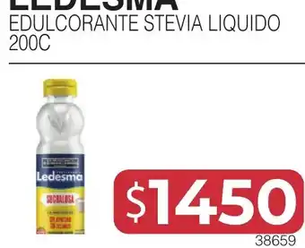 Ledesma edulcorante stevia liquido