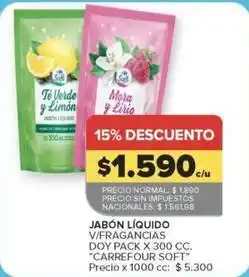 Carrefour Market Mora - jabón líquido oferta