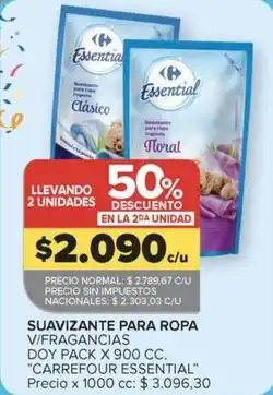 Carrefour Market Carrefour - suavizante para ropa oferta
