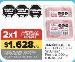 Carrefour Market Jamón cocido feteado oferta