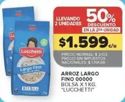 Carrefour Market Lucchetti - arroz largo fino 00000 oferta