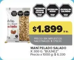 Carrefour Market Mas - maní pelado salado oferta