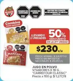 Carrefour Market Carrefour - jugo en polvo oferta