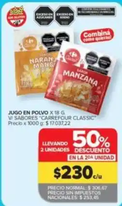 Carrefour Market Carrefour - jugo en polvo oferta