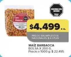 Carrefour Market Maíz barbacoa oferta