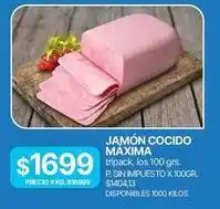 Supermercados Vea Jamón cocido oferta