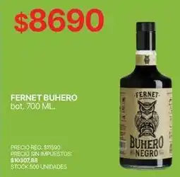 Supermercados Vea Buhero - fernet buhero negro oferta