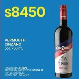 Supermercados Vea Cinzano - vermouth rojo oferta