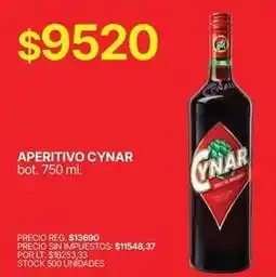 Supermercados Vea Cynar - aperitivo oferta
