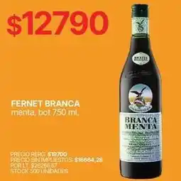 Supermercados Vea Fernet branca - fernet branca menta oferta