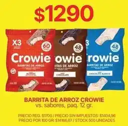 Supermercados Vea Marroc - barrita de arroz oferta