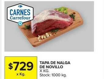 Carrefour Market Tapa De Nalga De Novillo oferta