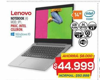 Casa del Audio Lenovo Notebook oferta