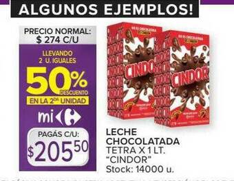 Carrefour Market Leche Chocolatada Tetra oferta