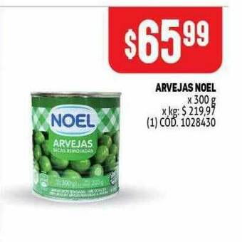 Makro Arvejas Noel oferta