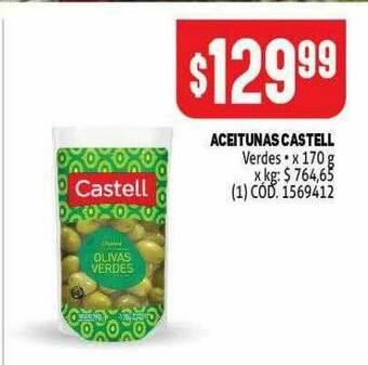 Makro Aceitunas Castell Verdes oferta