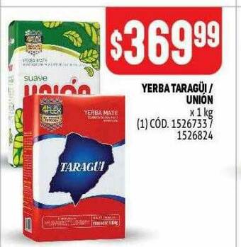Makro Yerba Taragüi Unión oferta
