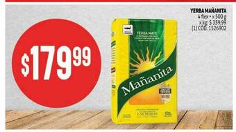 Makro Yerba Mañanita 4 Flex oferta