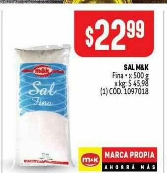Makro Sal M&k Fina oferta