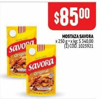 Makro Mostaza Savora oferta