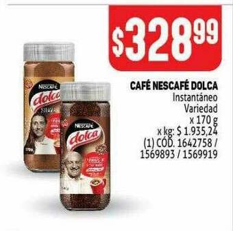 Makro Café Nescafé Dolca oferta