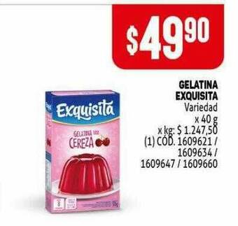 Makro Gelatina Exquisita oferta