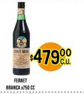 Fernet Branca x 750cc