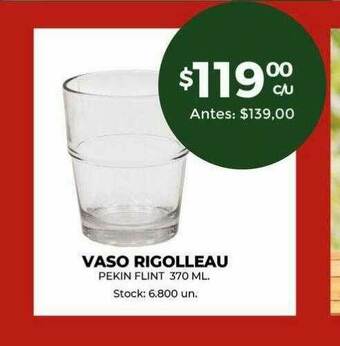Super MAMI Vaso Rigolleau oferta