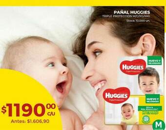 Super MAMI Pañal Huggies oferta