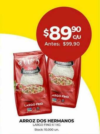 Super MAMI Arroz Dos Hermanos oferta