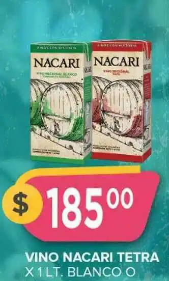 Supermercados Mayor Vino Nacari Tetra oferta