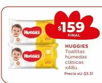 Supermayorista Vital Huggies Toallitas Húmedas Clásicas oferta