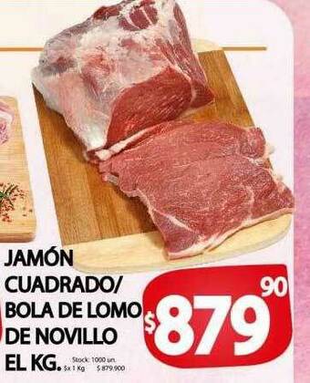 Supermercados Mariano Max Jamón Cuadrado Bola De Lomo De Novillo oferta