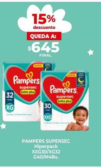 Supermayorista Vital Pampers Supersec Hiperpack oferta