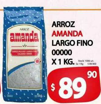 Supermercados Mariano Max Arroz Amanda Largo Fino 00000 oferta