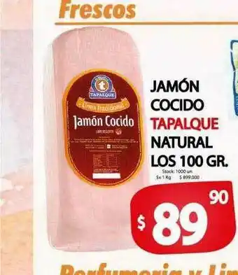 Supermercados Mariano Max Jamón Cocido Tapalque Natural oferta