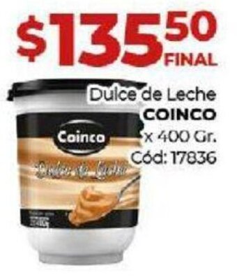 Diarco Dulce de Leche Coinco x 400 Gr. oferta