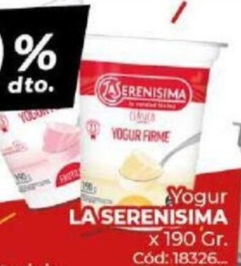Diarco Yogur La Serenísima x 190 Gr. oferta