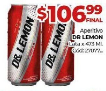 Diarco Aperitivo Dr Lemon Lata x 473 ml. oferta
