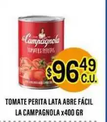 Supermercados Toledo La Campagnola Tomate Perita Lata Abre Fácil x 400gr oferta