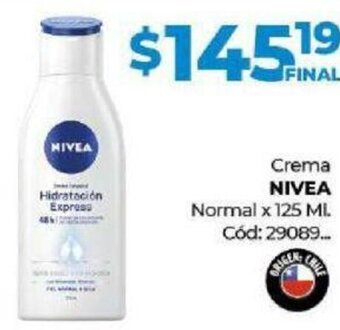Diarco Crema Nivea Normal x 125 Ml oferta
