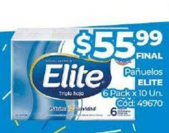Diarco Pañuelos Elite 6 Pack x 10 Un. oferta