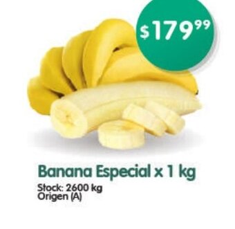 Supermercados Buenos Días Banana Especial x 1kg oferta