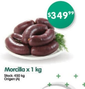 Supermercados Buenos Días Morcilla x 1kg oferta