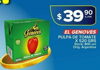 Carrefour Maxi Pulpa de tomate el genoves 520g oferta