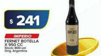 Carrefour Maxi Fernet imperio 950cc oferta