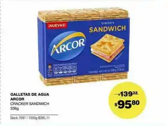 Atomo Conviene Galletas De Agua Arcor Cracker Sandwich oferta